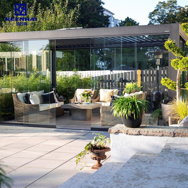 Gazebo creadigaethau iard gefn